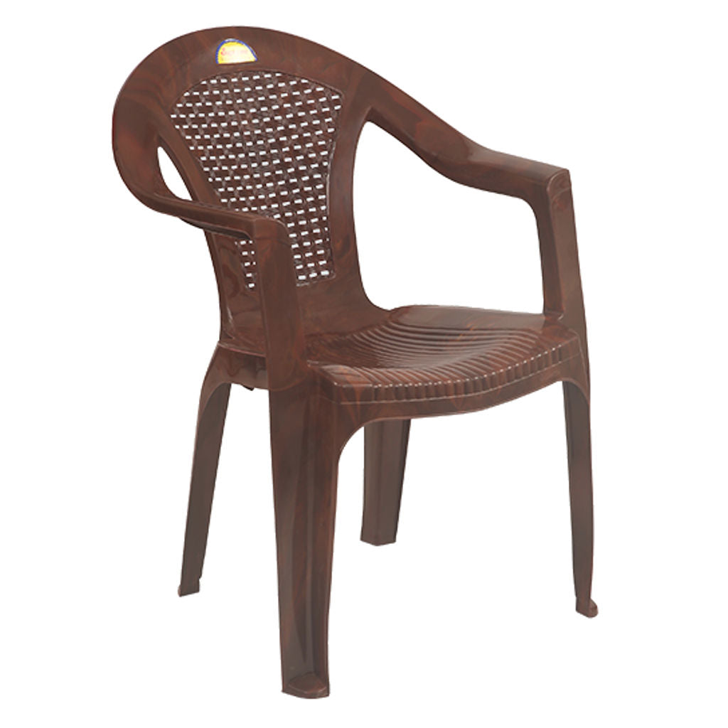 Supreme Pulsar Plastic Chair Teakwood