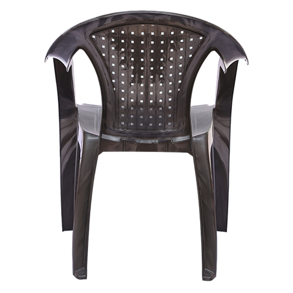 Supreme Timber Plastic Chair Silver Black