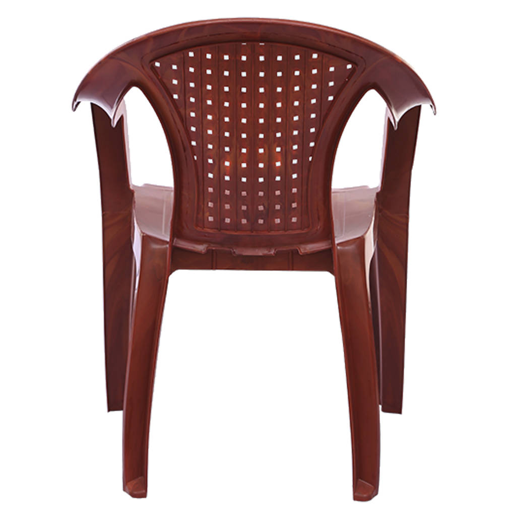 Supreme Timber Plastic Chair Teakwood