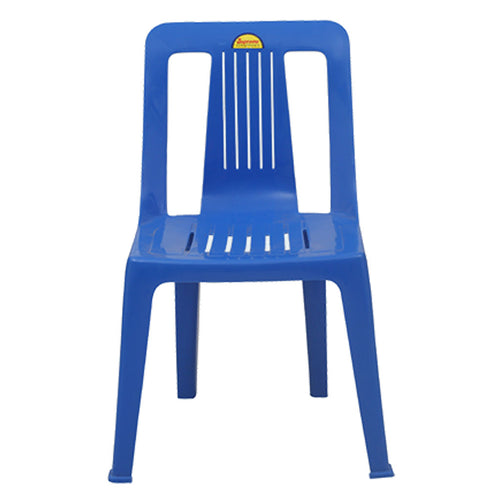 Supreme Lily Armless Plastic Chair French Blue 