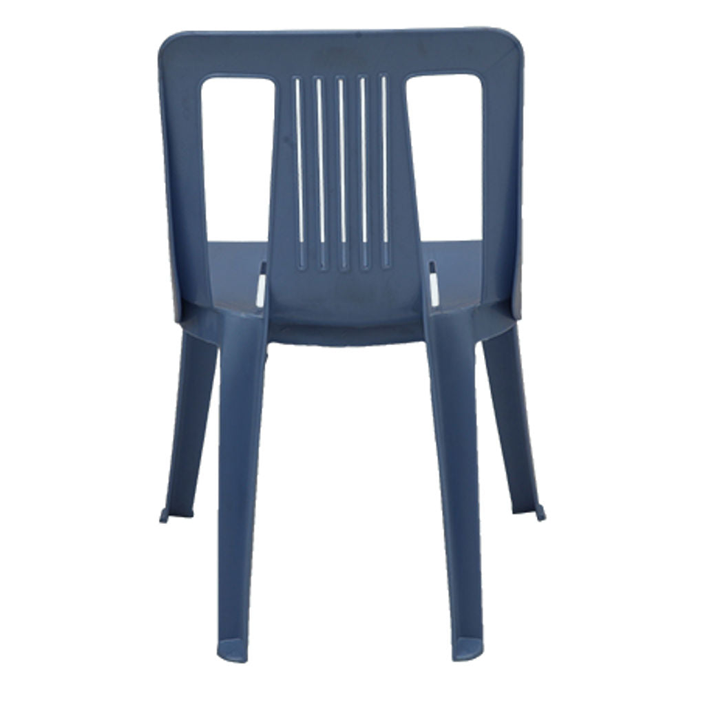 Supreme Lily Armless Plastic Chair Pearl Blue