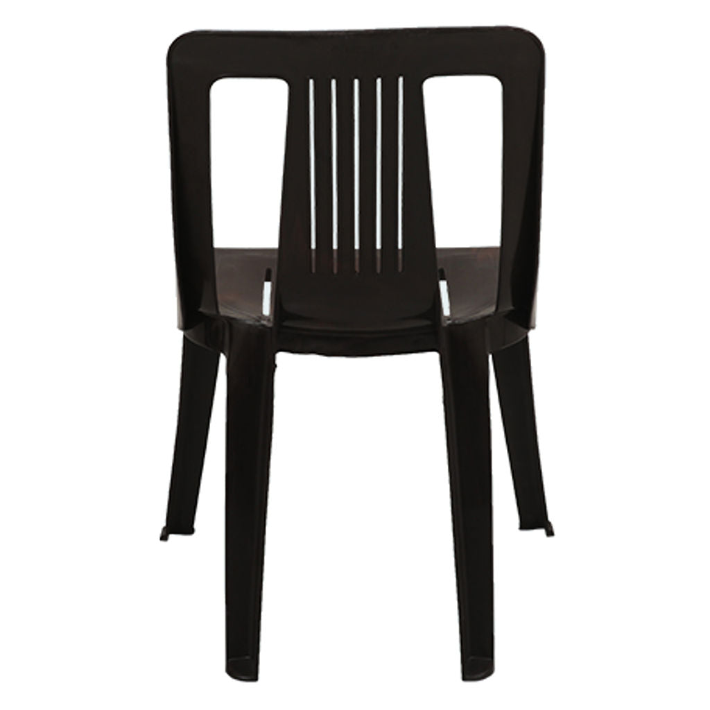 Supreme Lily Armless Plastic Chair Rosewood