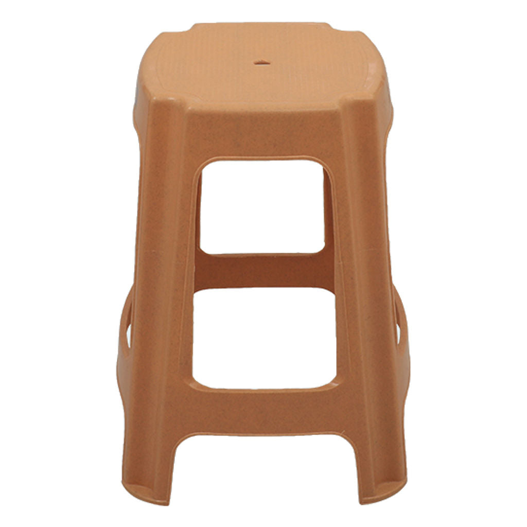 Supreme Gypsy Plastic Stool Marble Beige