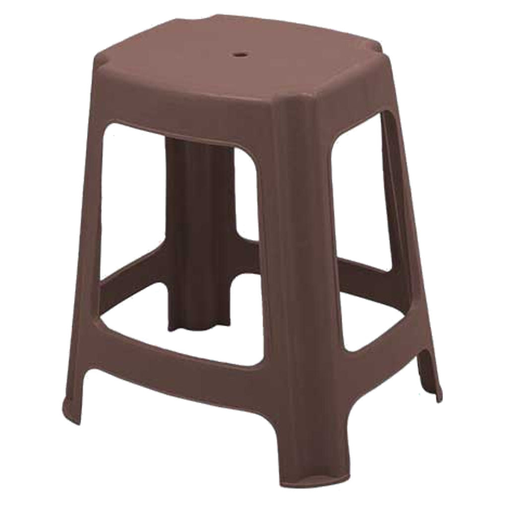 Supreme Gypsy Plastic Stool Globus Brown 
