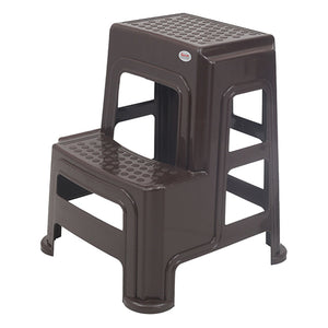 Supreme Stepper Multipurpose Plastic Stool Wenge 