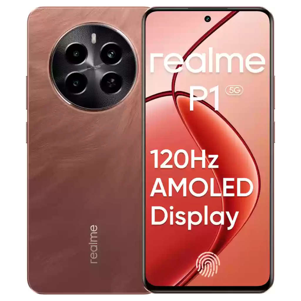Realme P1 5G Smartphone 8GB RAM 128GB Storage Phoenix Red 