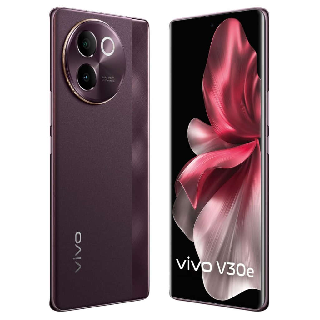 Vivo V30e 5G Smartphone 8GB RAM 128GB Storage Velvet Red