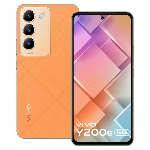 Vivo Y200e 5G Smartphone 8GB RAM 128GB Storage Saffron Delight 