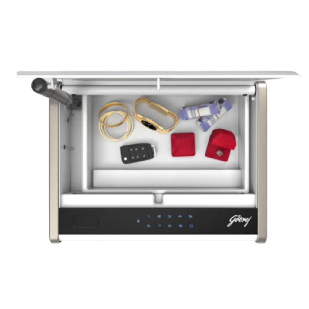 Godrej Verge PL Digital Locker 2 Litre White