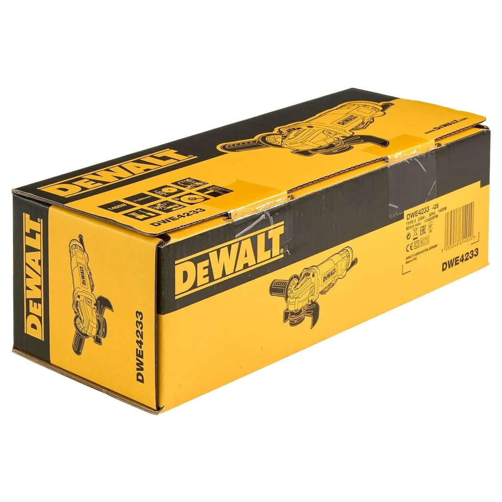 Dewalt Angle Grinder With Paddle Switch 125 mm 1400 W DWE4233