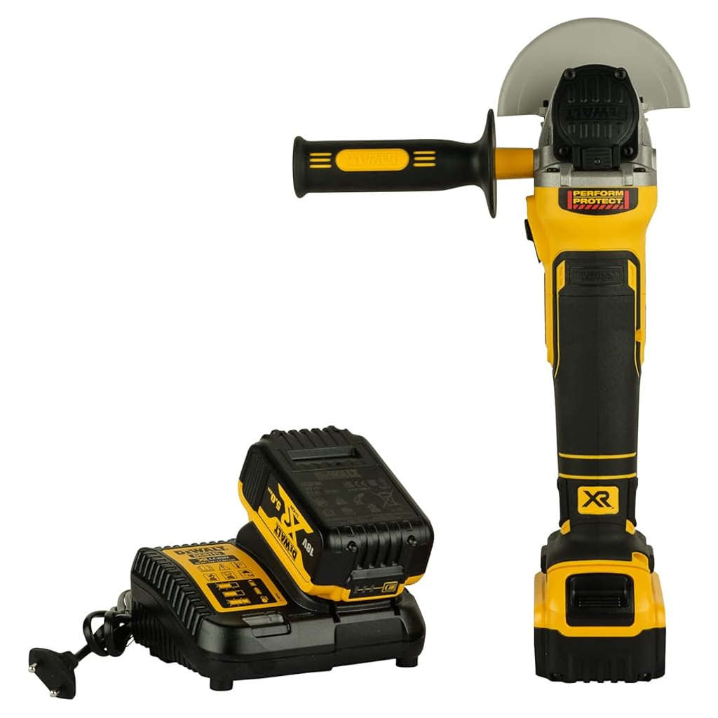 Buy Dewalt Cordless Angle Grinder With Slide Switch 100 mm 18V