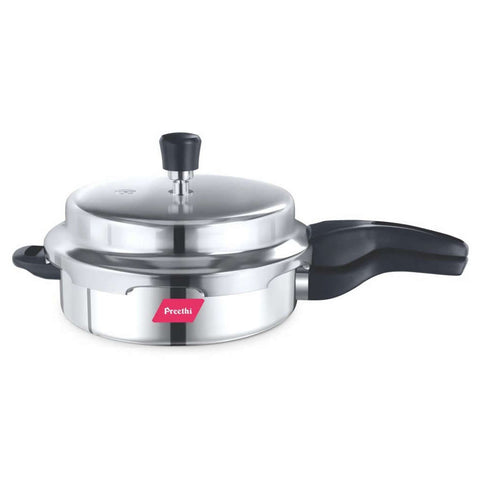 Preethi Outer Lid Pressure Pan Stainless Steel 3 Litres Induction Base 