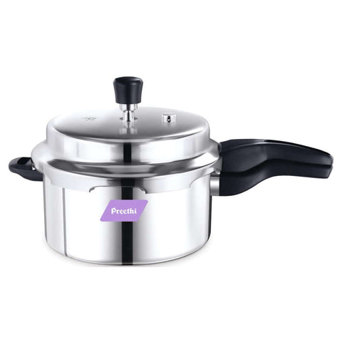 Preethi Triply Outer Lid Pressure Pan 2.5 Litres Induction Base 
