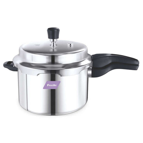 Preethi Triply Outer Lid Pressure Pan 4.5 Litres Induction Base 