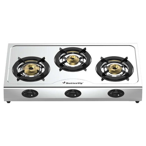 Steel Gas Stove Burner Sunshine Shield Ultra Slim Stainless Steel
