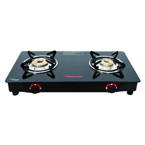 Buy Butterfly Duo Plus Glass Top Gas Stove Burner Online at