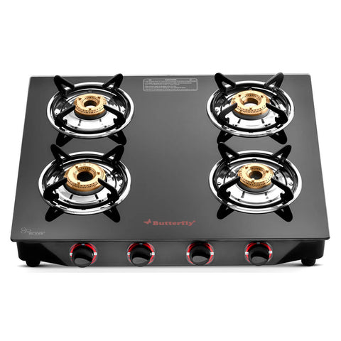 Buy Butterfly Quadro Plus Glass Top Gas Stove Burner Online at
