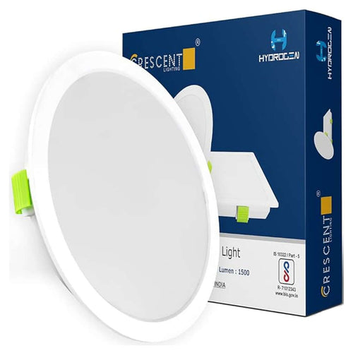 Crescent Hydrogen Recess Backlit Panel Light Round 8 W CRD90-08W 