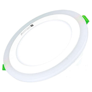 Crescent Two Colour Step Recess Panel Light Round 12 W SG510-12W 