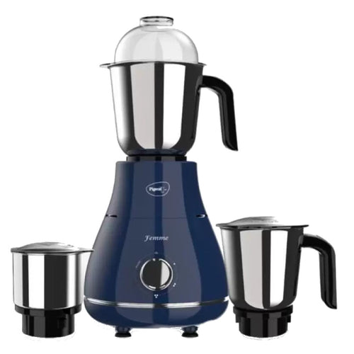 Pigeon Femme Mixer Grinder 3 Jars 750 W Blue 