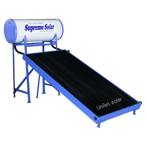 Supreme Solar 110LPD FPC Pressurized Water Heater Tank With Back Heater And Valves 