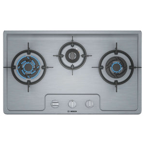 Bosch Stainless Steel Gas Stove 3 Burner PMD83D51NX 