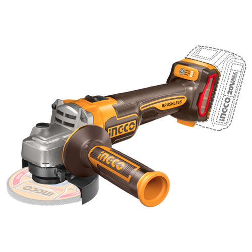 Ingco Cordless Angle Grinder 20 V CAGLI211041