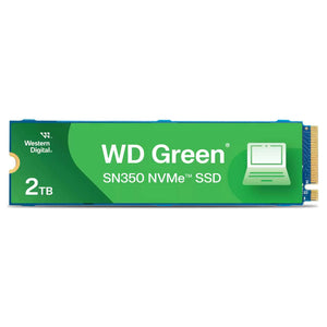 WD SN350 NVMe Internal Solid State Drive 2TB Green WDS200T3G0C 