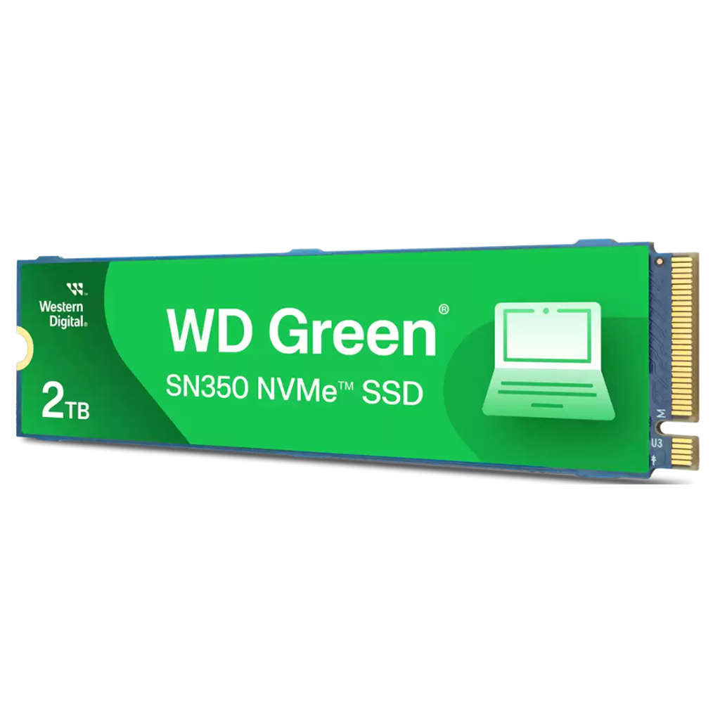 WD SN350 NVMe Internal Solid State Drive 2TB Green WDS200T3G0C