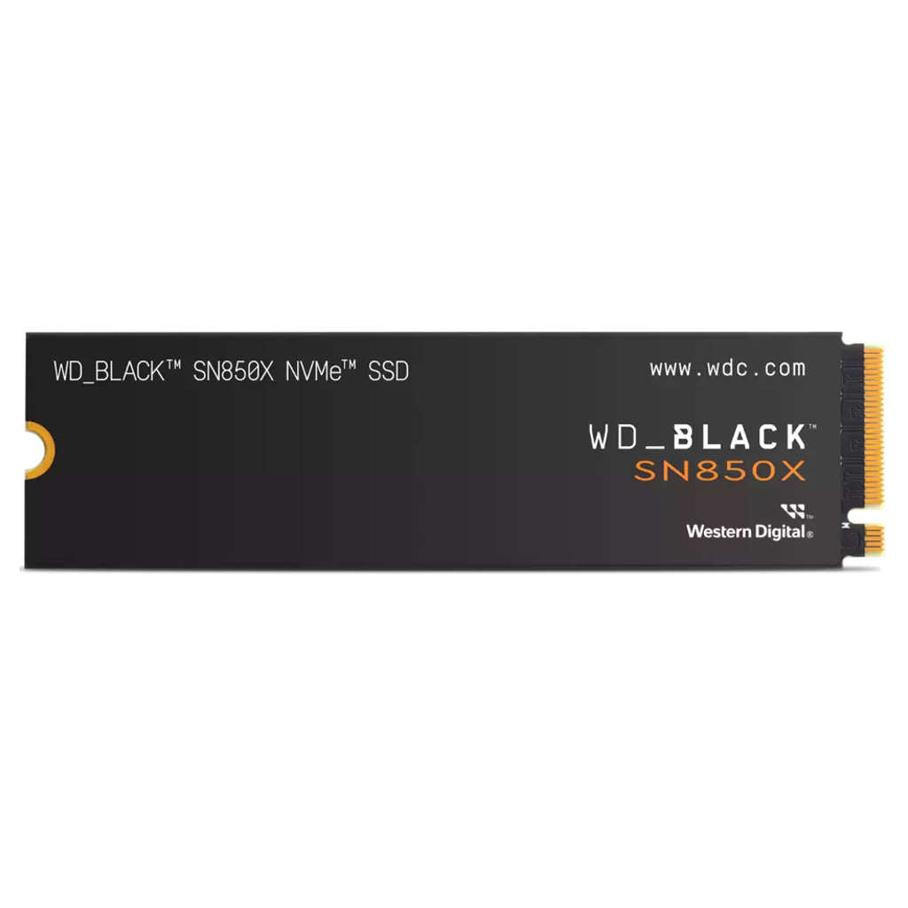 WD SN850X NVMe Internal Solid State Drive Without Heatsink 2TB Black WDS200T2X0E