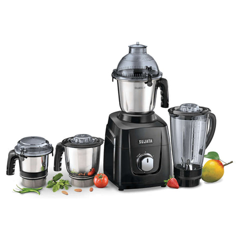 Buy Sujata Juicer Mixer Grinder Jars Black MG 03 Online at