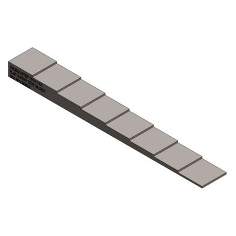 Megasonic Mild Steel Step Wedge 2 To 20mm 