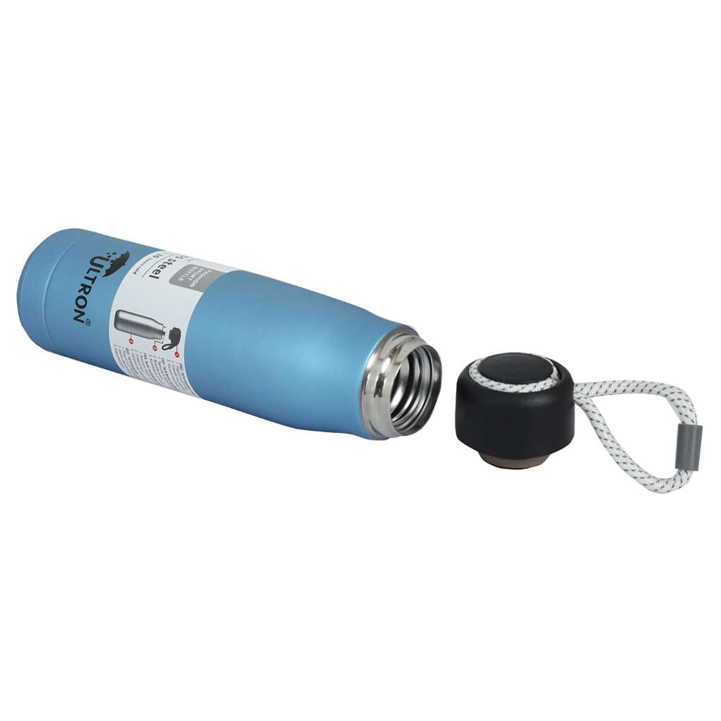 Ultron Aqua Sports Stainless Steel Hot & Cold Water Bottle 500 ml Blue