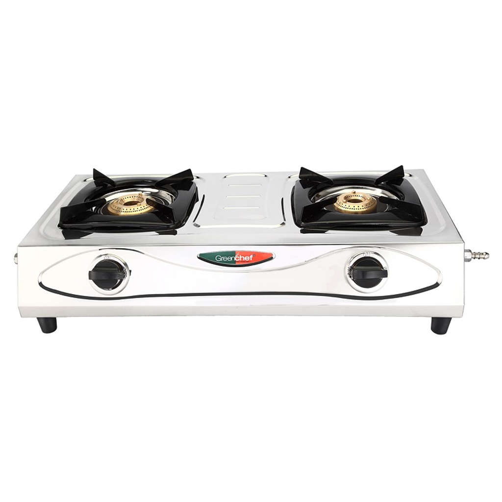 Greenchef Economy Stainless Steel Gas Stove 2 Burner Online at