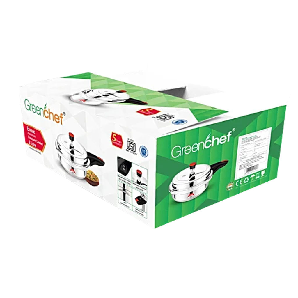 Greenchef Evok Outer Lid Aluminium Pressure Pan 6 Litre
