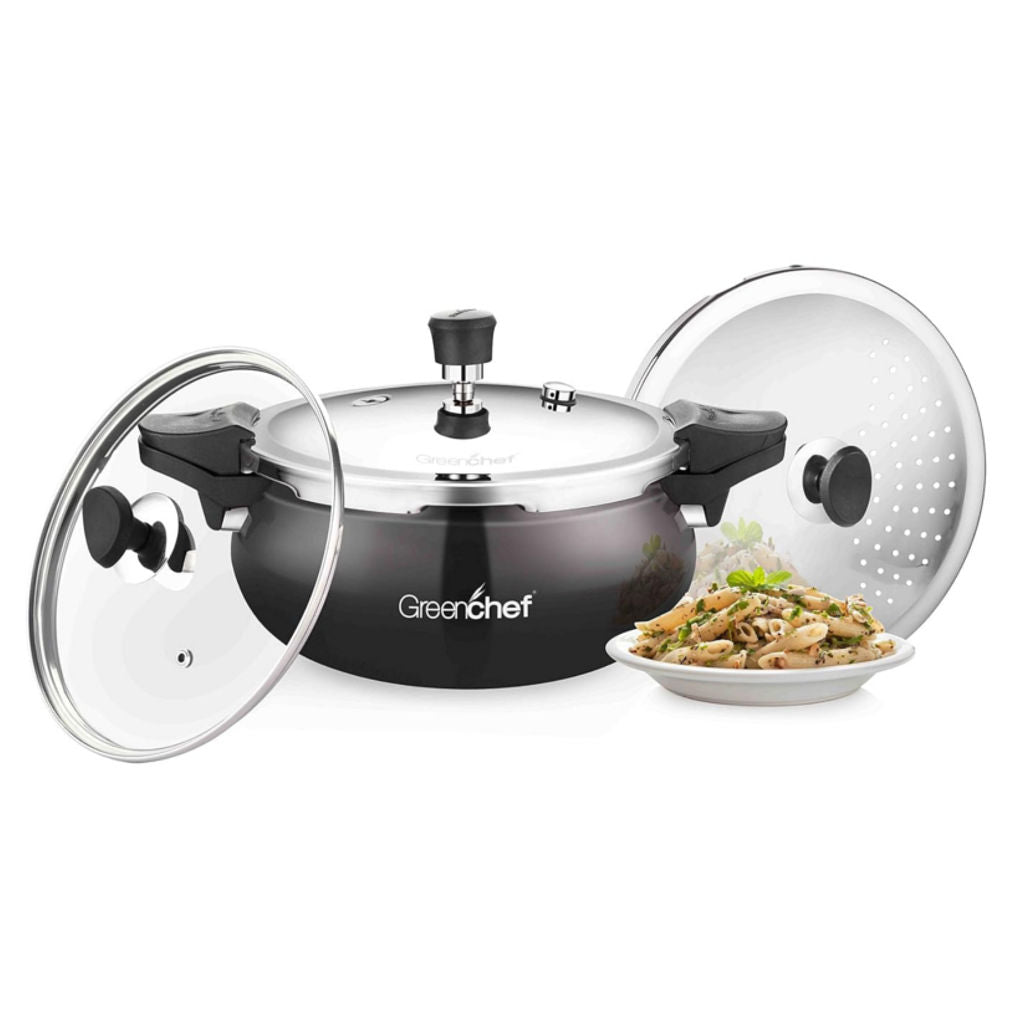 Greenchef Unique Induction Base Pressure Cooker 3 Litre