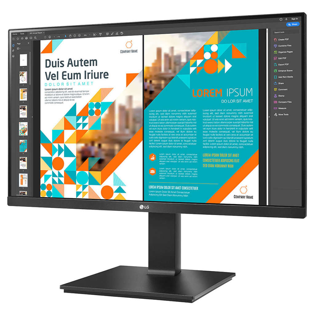 LG QHD IPS Monitor With AMD FreeSync 23.8 Inch Black 24QP550