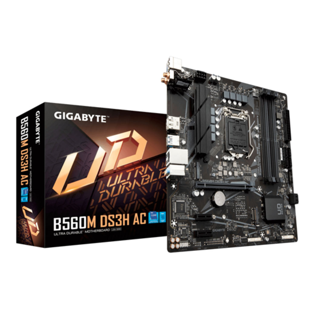 Gigabyte Intel B560M DS3H AC Ultra Durable Motherboard With Direct