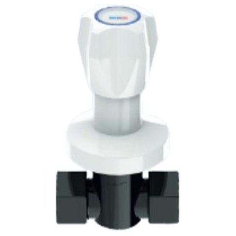 Watertec M Series Concealed Valve With Flange 20mm White MS-103025 