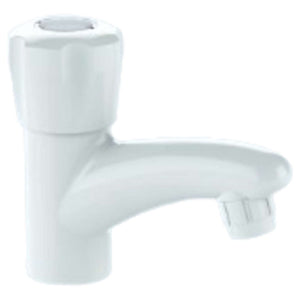 Watertec M Series Premium Pillar Tap White MS-103008 