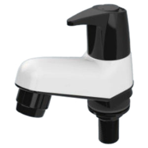 Watertec Flexo Razo Series Pillar Tap Black White RZ-811003 