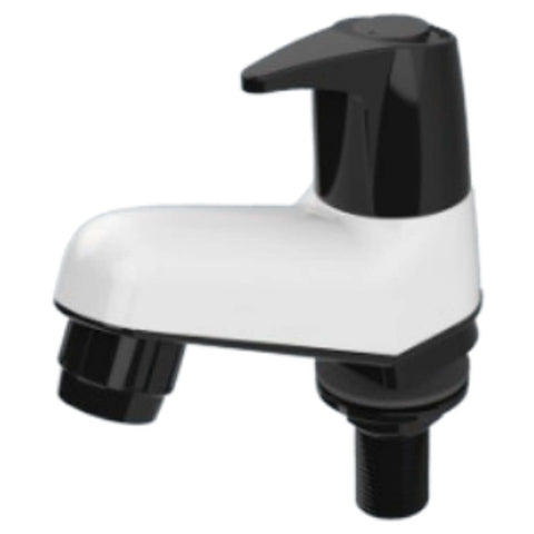 Watertec Flexo Razo Series Pillar Tap Black White RZ-811003 