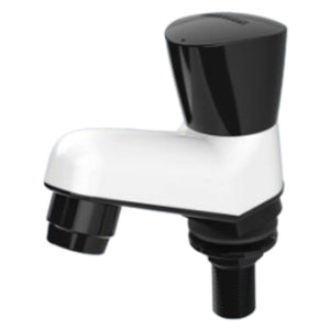 Watertec Flexo Ovlo Series Pillar Tap Black White OV-812003 
