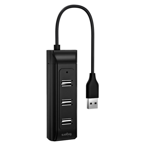 Fingers ProConnect Sleek USB 2.0 Hub With USB Interface 4 Port 