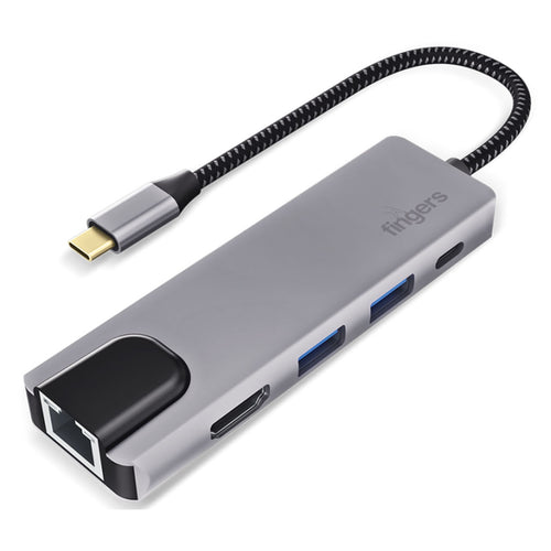 Fingers UltimoDock 5-In-1 Type-C USB Hub 