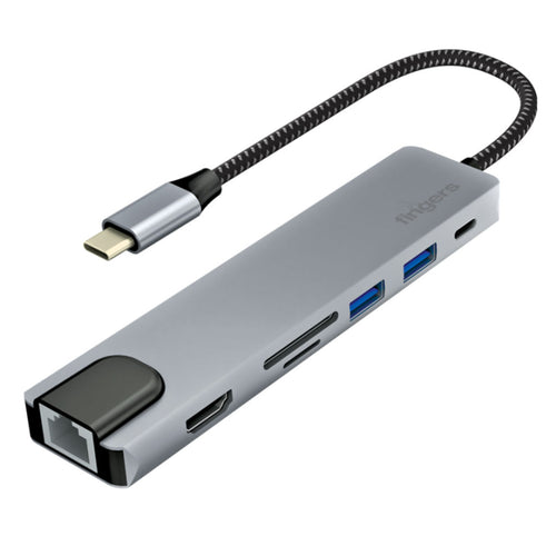 Fingers UltimoDock 7-In-1 Type-C USB Hub 