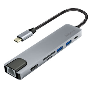 Fingers UltimoDock 7-In-1 Type-C USB Hub 