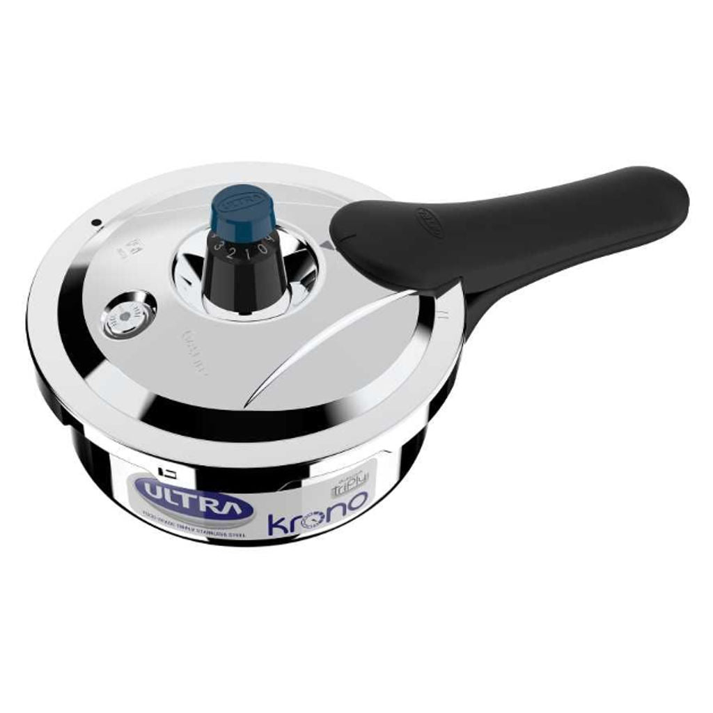 Elgi Ultra Triply Krono Whistle Counting Pressure Cooker 1.5 Litre