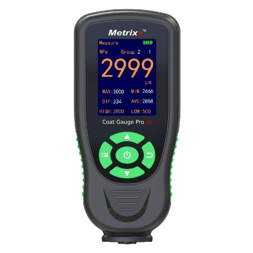 Metrix Plus Coat Gauge Pro xL Digital Coating Thickness Meter 