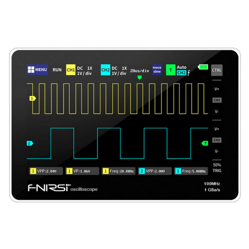 Fnirsi Dual Channel Touchable Panel Oscilloscope 1013D 
